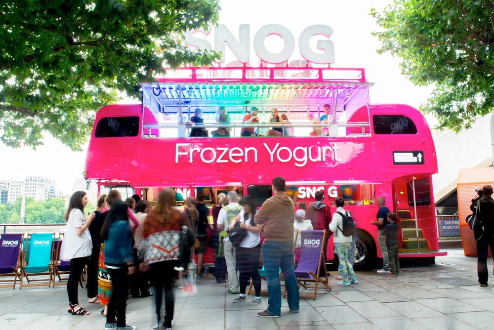 frozen yogurt london