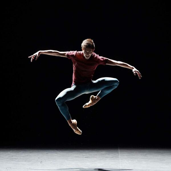 Dancer Erik Woolhouse, dancing