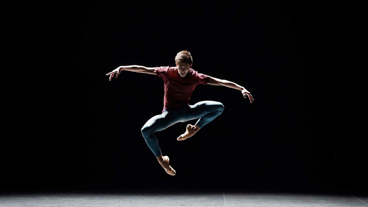 Dancer Erik Woolhouse, dancing