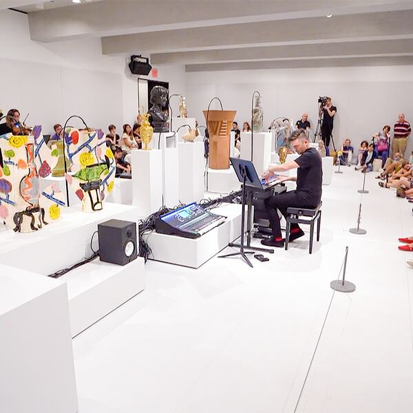 Video Still Oliver Beer, Vessel Orchestra - Nico Muhly performance at The Met Breuer, The Metropolitan Museum of Art, 2019