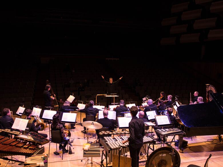 London Sinfonietta performing on stage