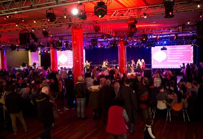 Audience at performance in the Clore Ballroom