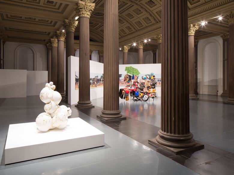 Installation View at Art From Elsewhere Exhibition