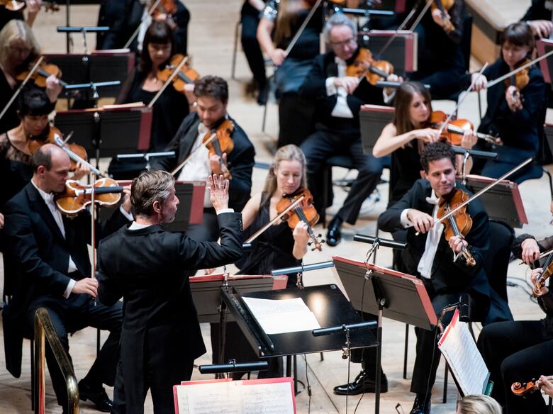 The Philharmonia Orchestra perform