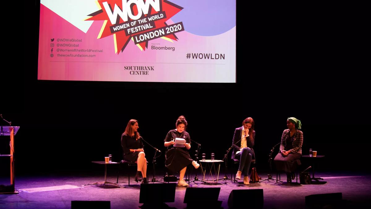 WOW panelists in the Royal Festival Hall 