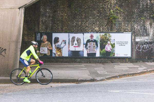 Art by Post billboard on Chancellor Lane