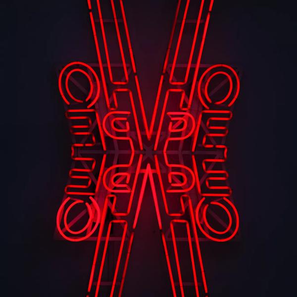 A red neon sign that says 'Hope'
