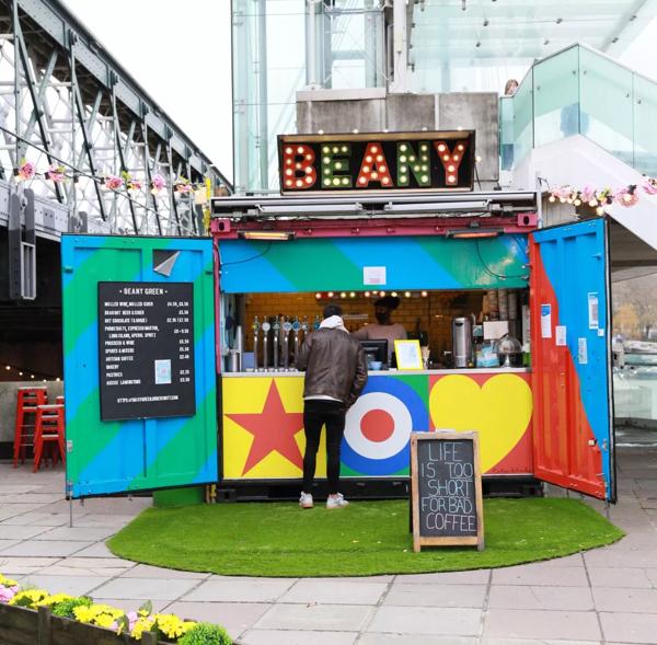 Beany Green Stall at the Southbank Centre