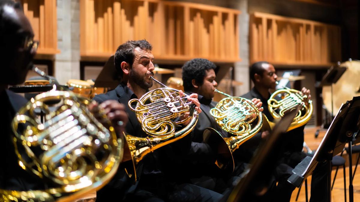 French horn players