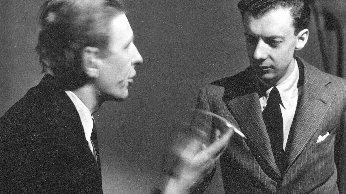 Benjamin Britten and W.H. Auden in conversation