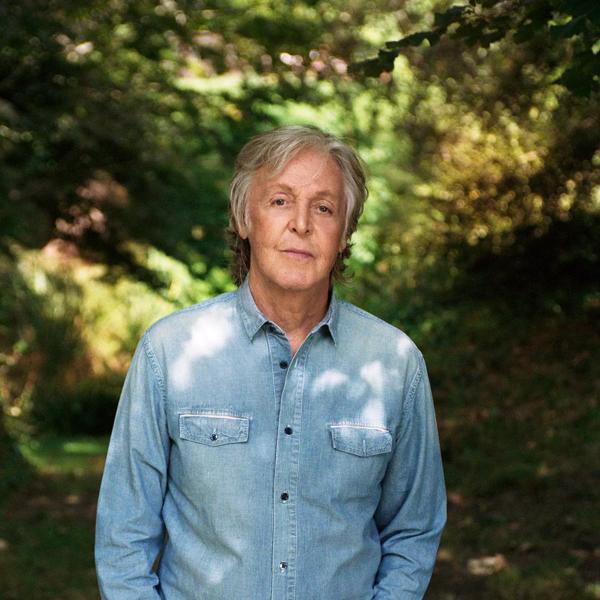 Paul McCartney, artist, pictured outdoors