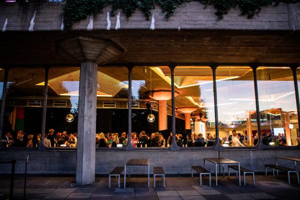 Queen Elizabeth Hall Foyer from the terrace