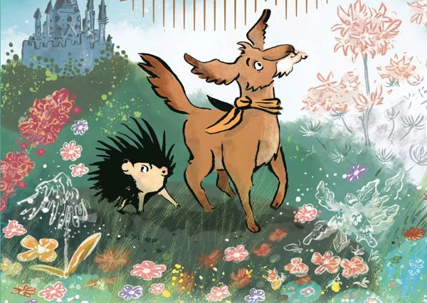 Illustration from Gaston Le Dog by Michael Rosen and Viviane Schwarz