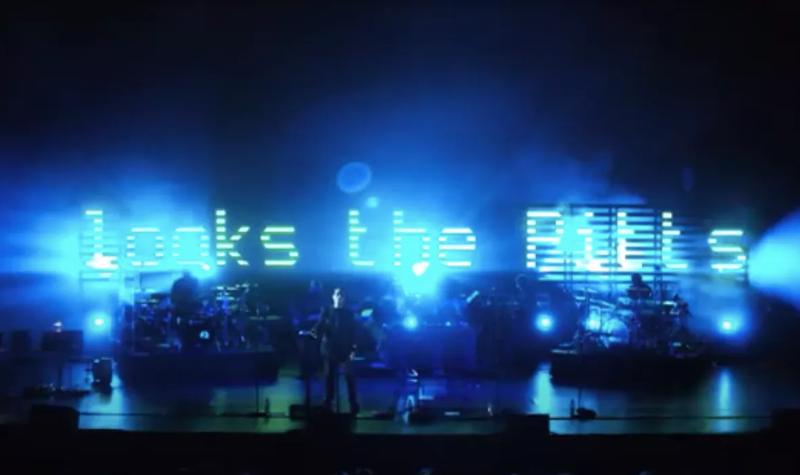 Massive Attack performing on stage at Meltdown 2008