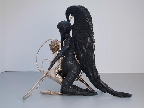 Chris Ofili, Annunciation, 2006 Bronze, 200.7 x 213.4 x 119.4 cm