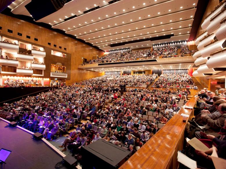 Audience in the Royal Festival Hall Auditorium