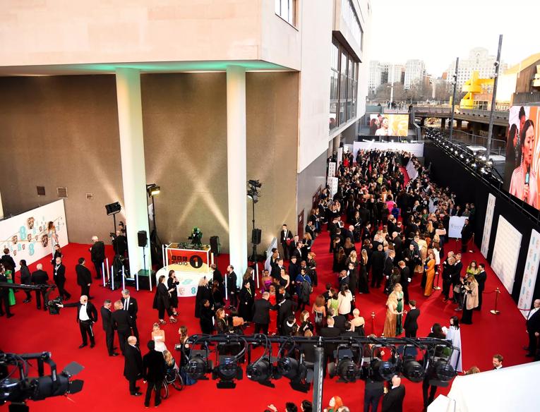 A photo of Special Access Arrivals on the red carpet.