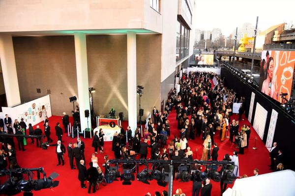 A photo of Special Access Arrivals on the red carpet.
