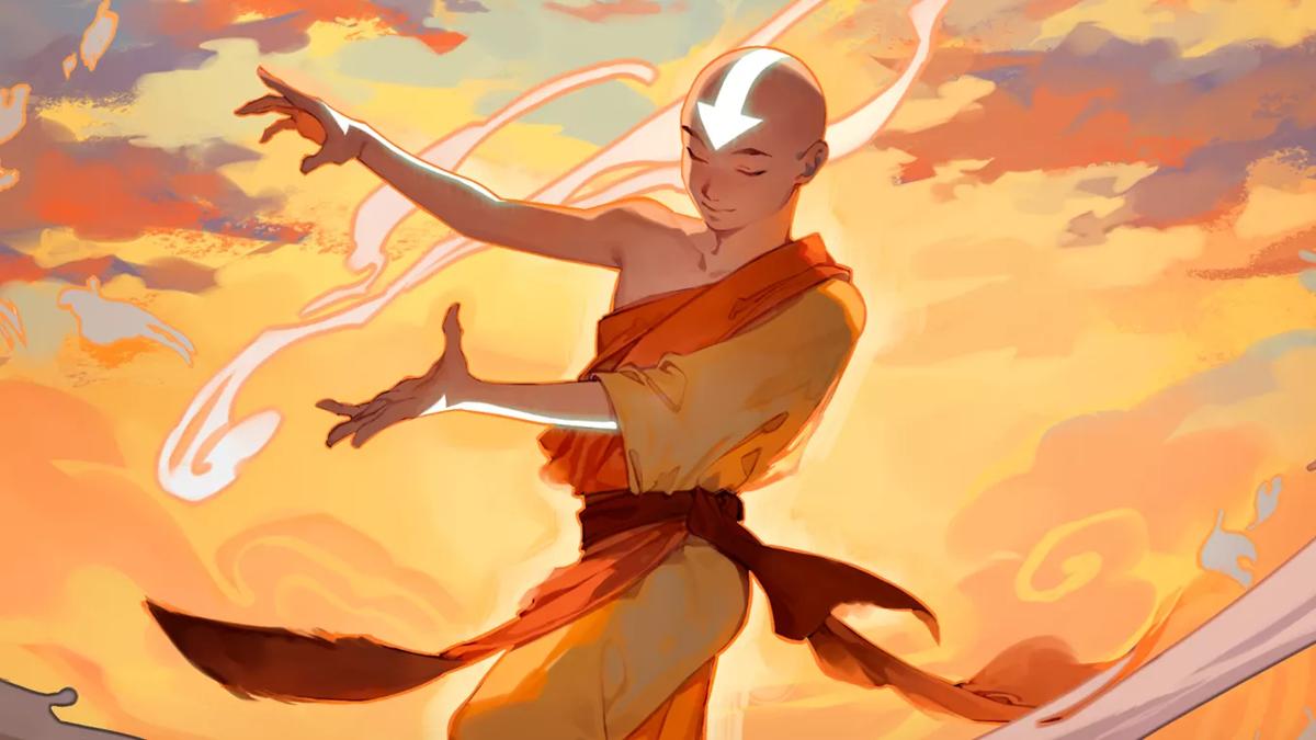An image of cartoon character Aang from Avatar: the Last Airbender 