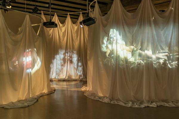 Installation view of Kiss My Genders