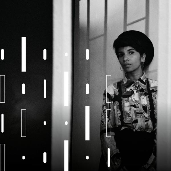 Nabihah Iqbar's photoshoot, black and white around doors for Purcell Sessions.