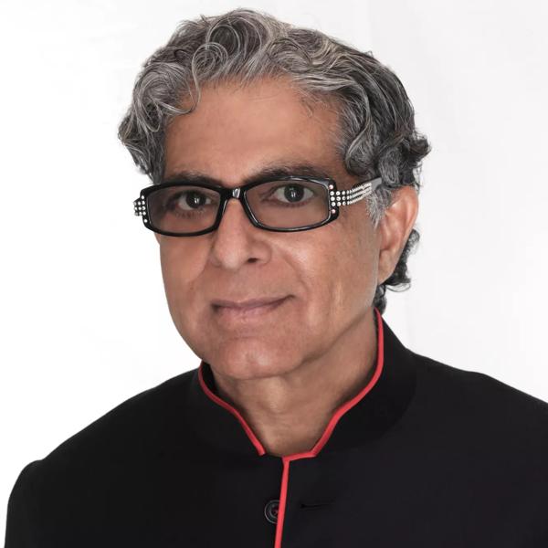 Headshot of author Deepak Chopra