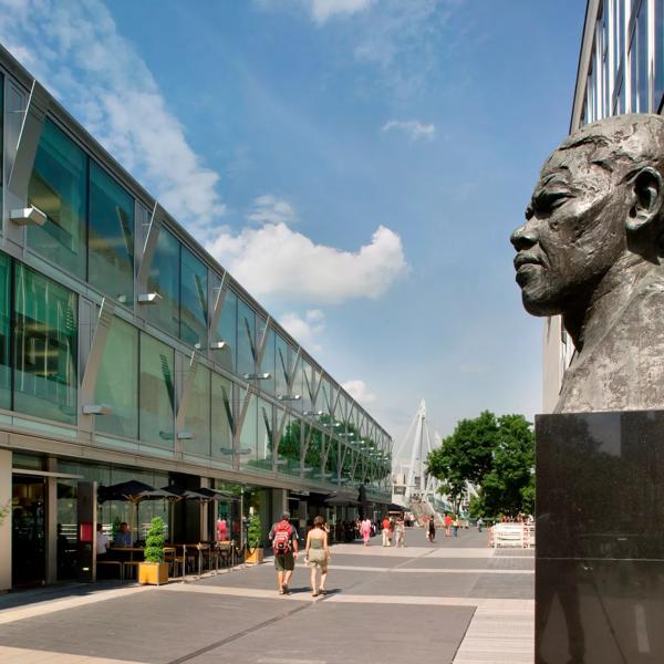 The Nelson Mandela Sculpture at the Southbank Centre