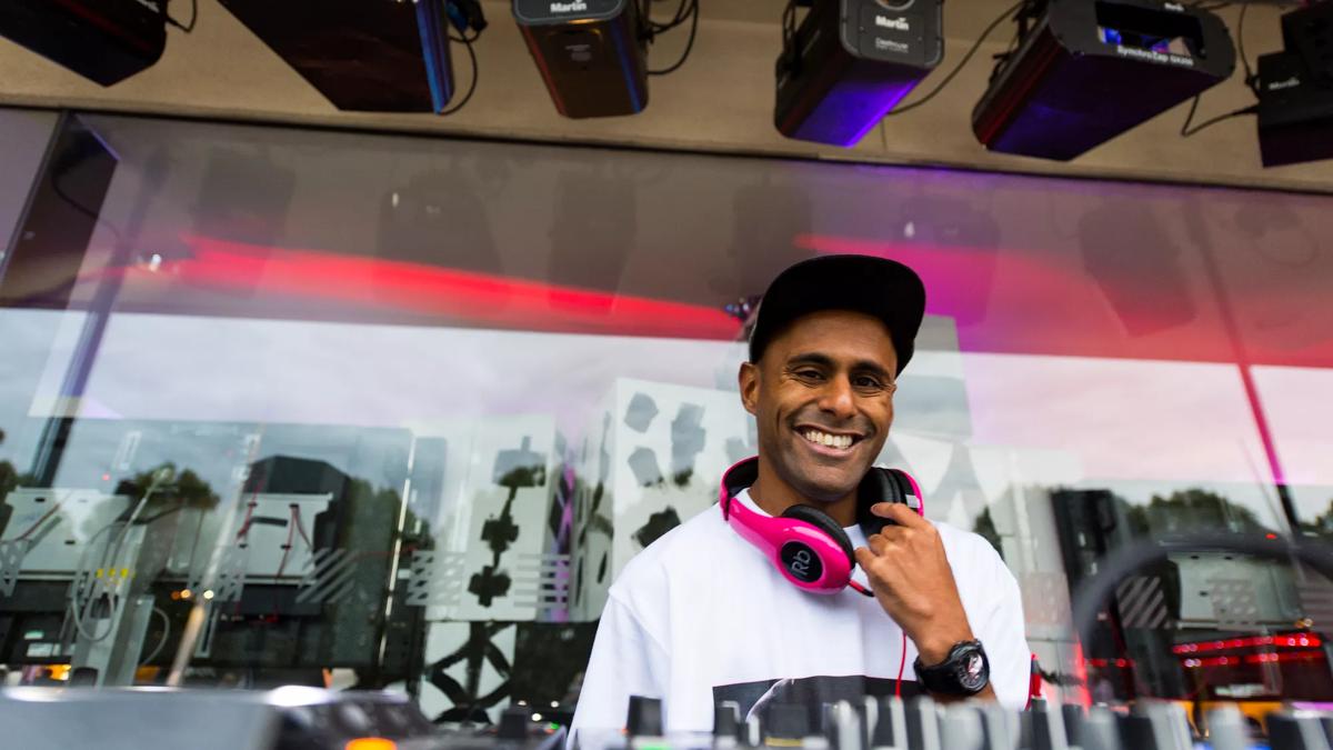 Image of a DJ Smiling at the Southbank Centre