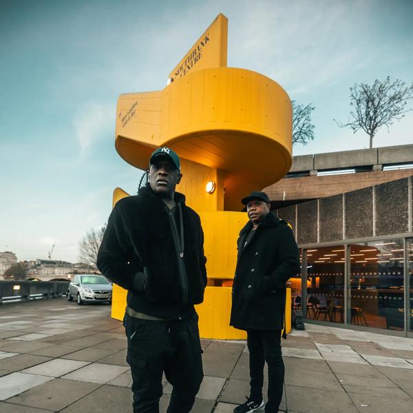 Fabio & Grooverider in front of Queen Elizabeth hall 