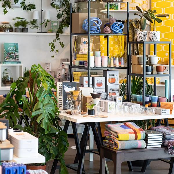 Design products and gifts in the Southbank Centre Shop, Mandela Walk