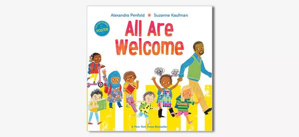 Front cover of the book All Are Welcome Here by Alexandra Penfold