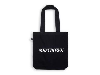 Meltdown black tote bag