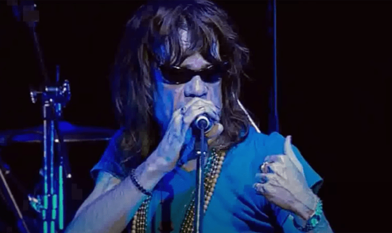 New York Dolls performing on stage at Meltdown 2004