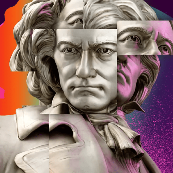 Illustration of Beethoven for Beethoven 250