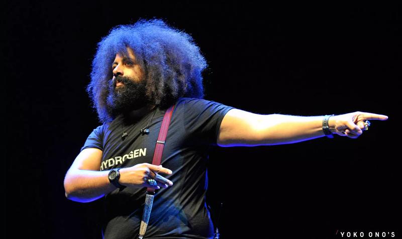 Reggie Watts performs in the Royal Festival Hall as part of Yoko Ono's Meltdown 