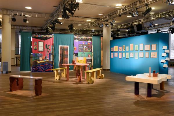  Installation view: Art by Post: Of Home and Hope, Southbank Centre, 2021. Photography: Thierry Bal