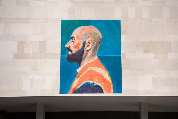 Installation view of Ryan Mosley, My Brother Paul, 2020 at Southbank Centre's Everyday Heroes, on until 7 November 2020. Copyright the artist. Photo credit_ Linda Nylind